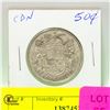 Image 1 : 1950 CDN 50 CENT PIECE