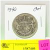 Image 1 : 1940 CANADA 50 CENT PIECE