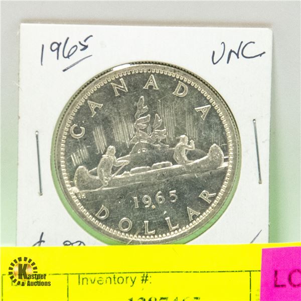 1965 CANADA SILVER DOLLAR