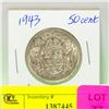 Image 1 : 1943 CDN 50 CENT PIECE