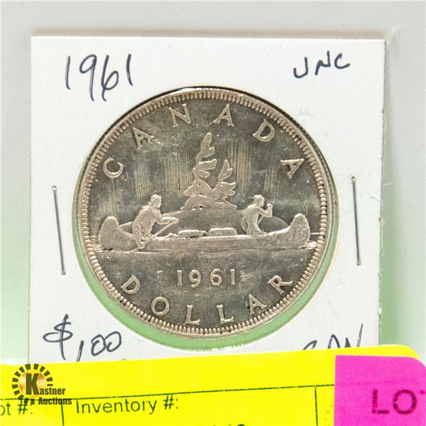 1961 CANADA SILVER DOLLAR