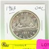 Image 1 : 1963 CANADA SILVER DOLLAR