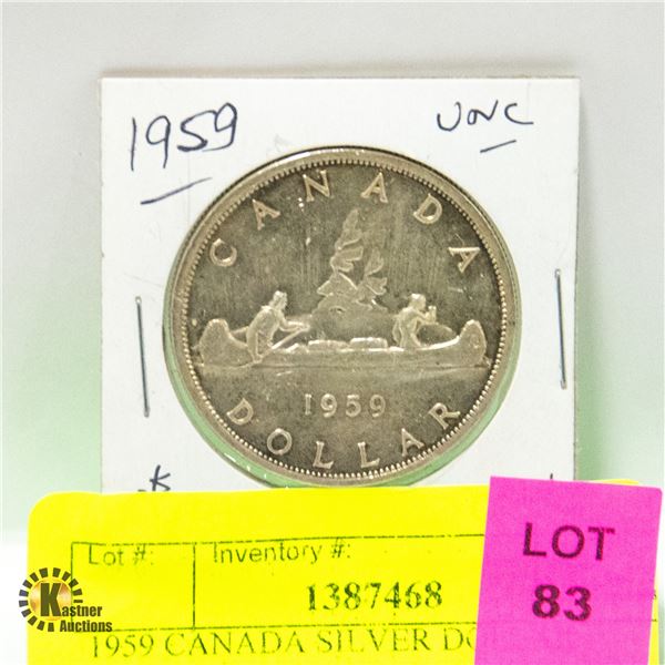 1959 CANADA SILVER DOLLAR