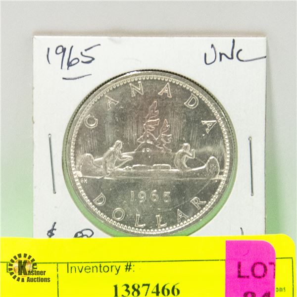1965 CANADA SILVER DOLLAR