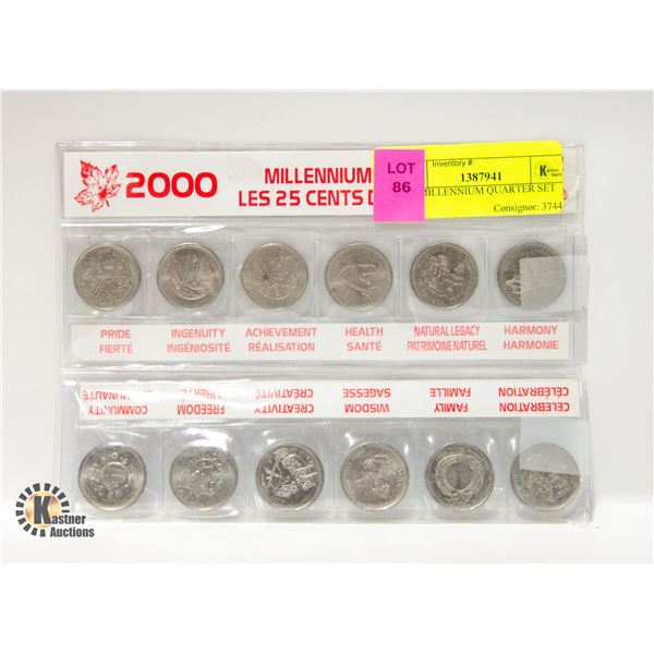 2000 MILLENNIUM QUARTER SET