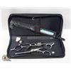 Image 1 : NEW 4 PC BARBER SET IN ZIP CASE