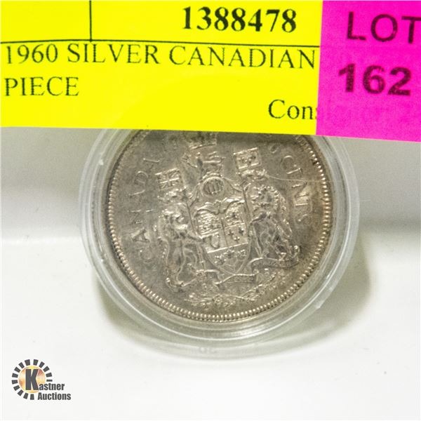 1960 SILVER CANADIAN 50 CENT PIECE