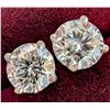 Image 1 : BZ2107-26E 14K 1.4CT LAB DIAMOND VS2-SI1 EARRINGS