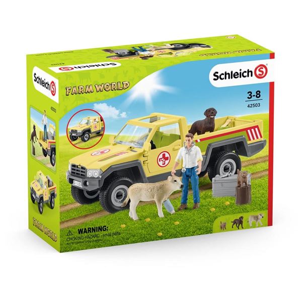 NEW SCHLEICH FARM WORLD VET VISIT #42503