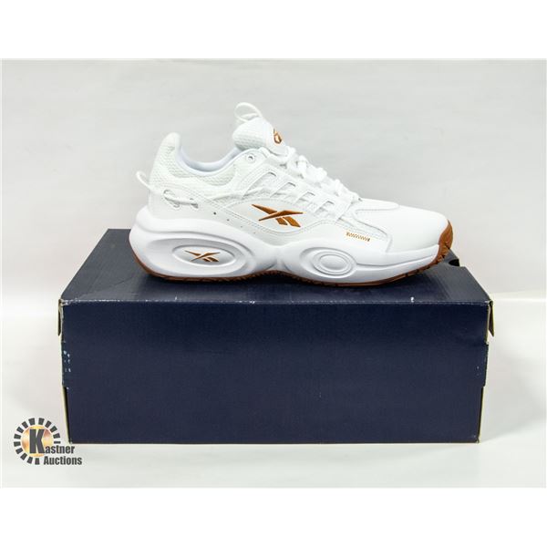NEW REEBOK SOLUTION MID UNISEX ADULT - WHITE/GOLD
