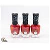 Image 1 : NEW 3 PACK OF SALLY HANSEN MIRACLE GEL NAIL COLOUR