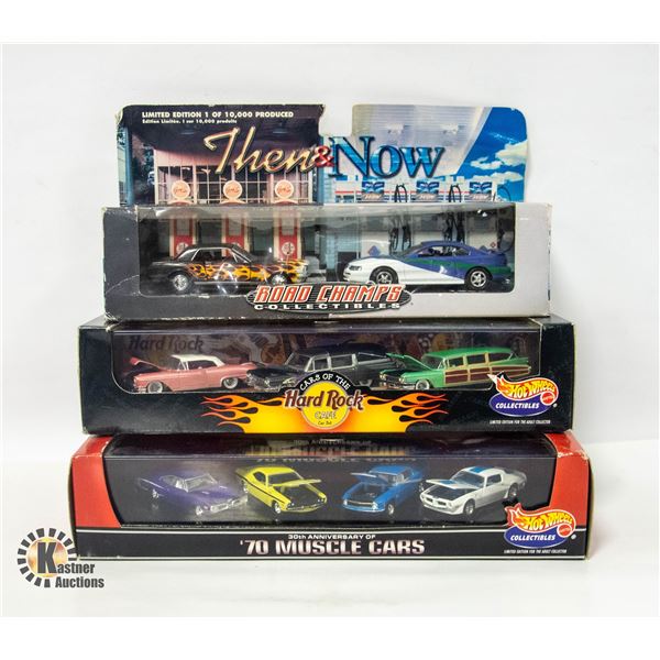 FLAT OF DIECAST CARS 3 PACKS