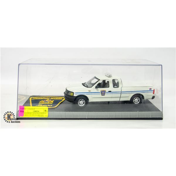 TRANSPORT OFFICER ALBERTA FORD F-150 TRUCK DIECAST