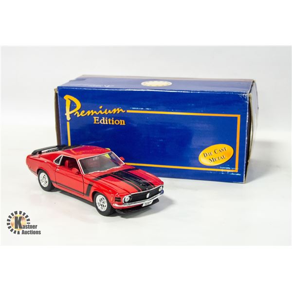 PREMIUM 1970 MUSTANG BOSS 302 1/24 SCALE DIECAST