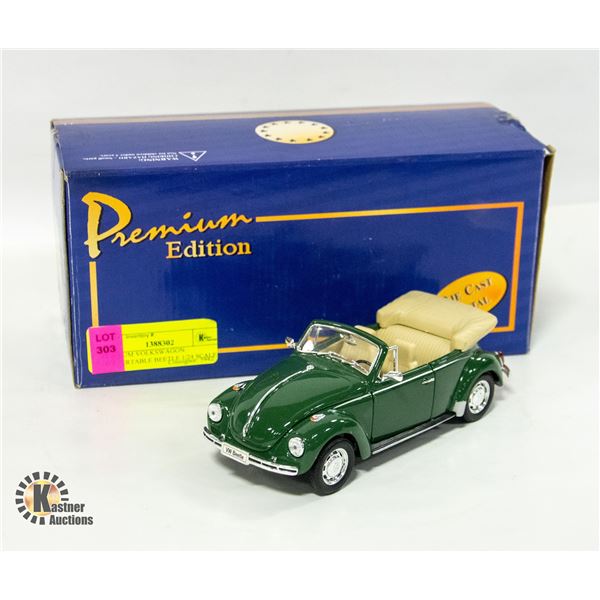 PREMIUM VOLKSWAGEN CONVERTIBLE BEETLE 1/24 SCALE