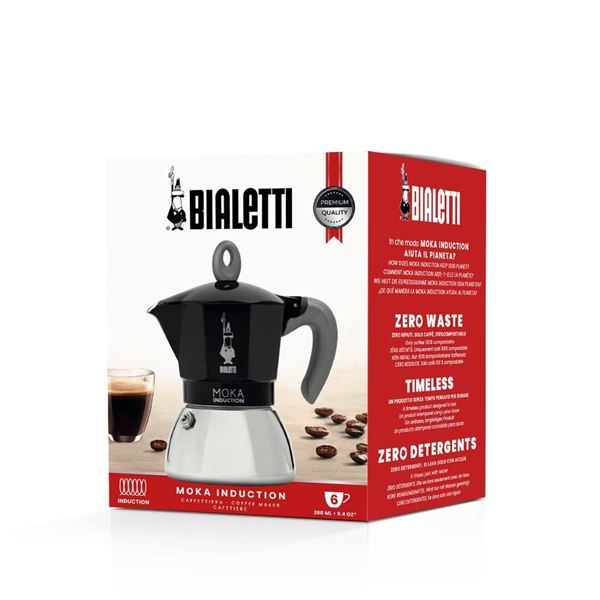 NEW 280ML 6 CUP BIALETTI MOKA INDUCTION