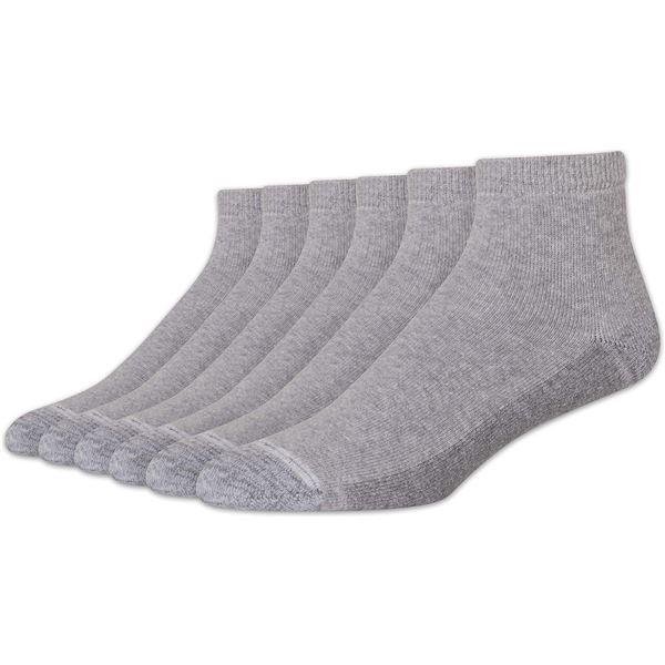 NEW 6 PAIRS HANES SPORTS CUT CREW SOCKS