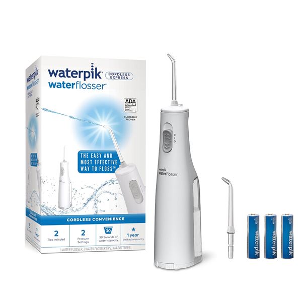 WATERPIK WATER FLOSSER CORDLESS (BOX DAMAGED)