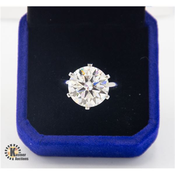 #2161-10.00 CT GRA CERTIFIED ROUND BRILLIANT CUT