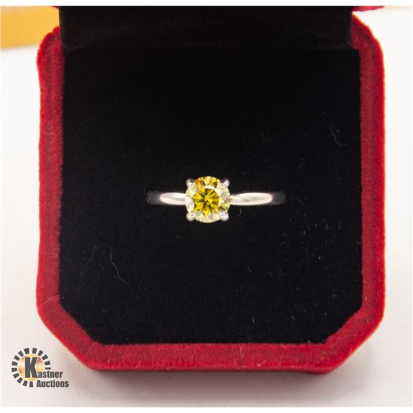 #2169-HAND SET 1.00 CT ROUND BRILLIANT CUT