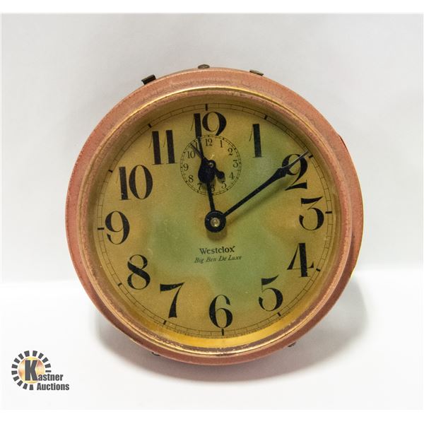WESTCLOX BIG BEN DE LUXE ALARM CLOCK (AS IS)