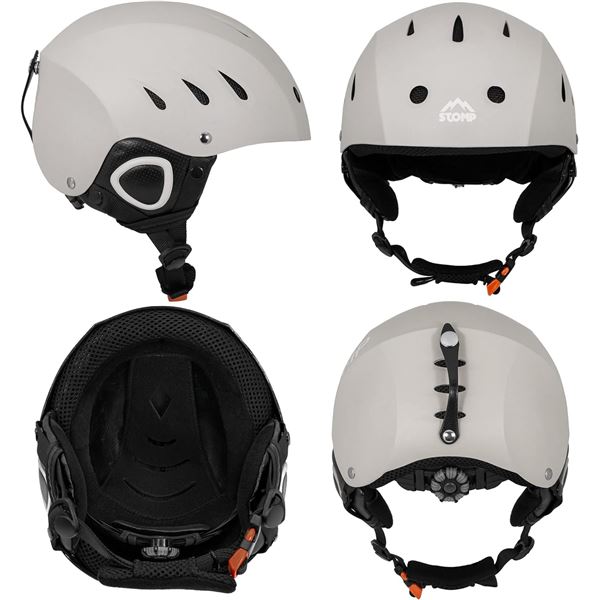 NEW STOMP VS610 SKI / SNOW HELMET S - MATTE GREY
