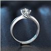 Image 3 : 1 CT GRA CERTIFIED TWISTED SHAPED MOISSANITE 925S