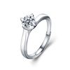 Image 5 : 1 CT GRA CERTIFIED TWISTED SHAPED MOISSANITE 925S