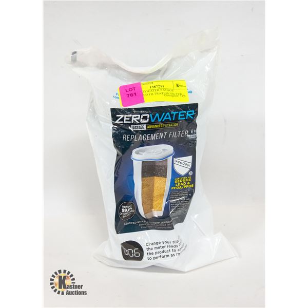 NEW ZERO WATER 5 STAGE ADVANCED FILTRATION FILTER