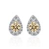 Image 1 : 1 CT GRA CERTIFIED WATERDROP STYLE ROUND BRILLIANT