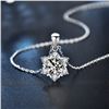 Image 2 : 1 CT GRA CERTIFIED ROUND BRILLIANT 925S NECKLACE