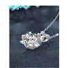 Image 2 : 2 CT GRA CERTIFIED ROUND BRILLIANT 925S NECKLACE