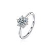 Image 5 : 1CT GRA CERTIFIED ROUND BRILLLIANT MOISSANITE 925S