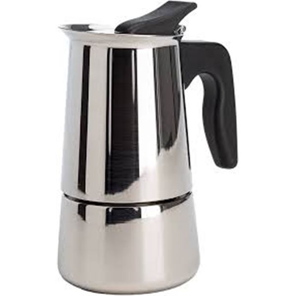 NEW 4 CUP PRIMULA ESPRESSO MAKER STAINLESS STEEL