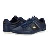 Image 1 : NEW LACOSTE CHAYMON 0120 1 LEATHER NAVY BLK SZ 9 M