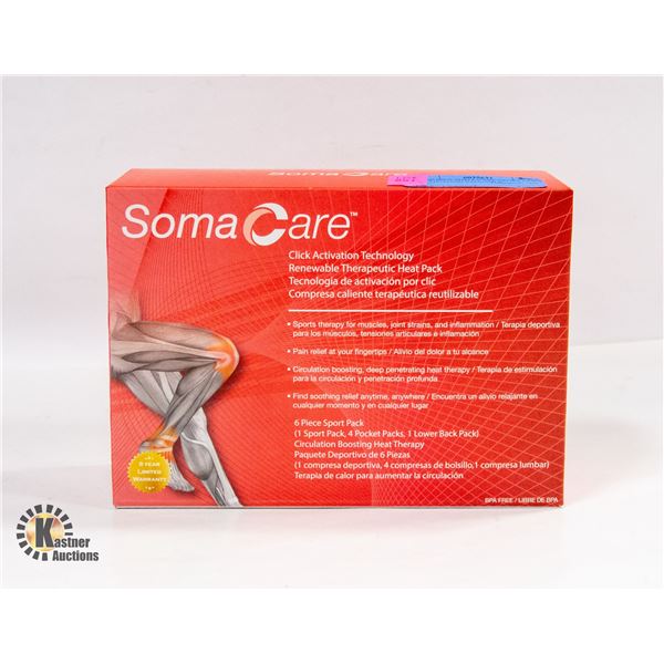 NEW 6PCS SOMA CARE SPORT CLICK ACTIVATION REUSABLE