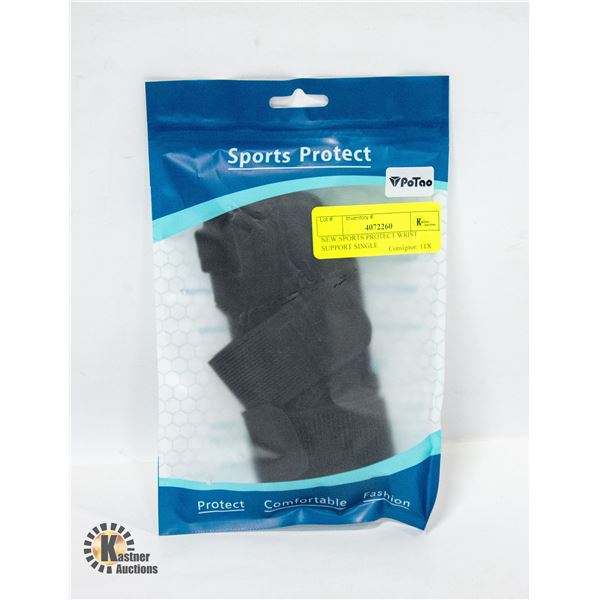 NEW SPORTS PROTECT WRIST SUPPORT SINGLE