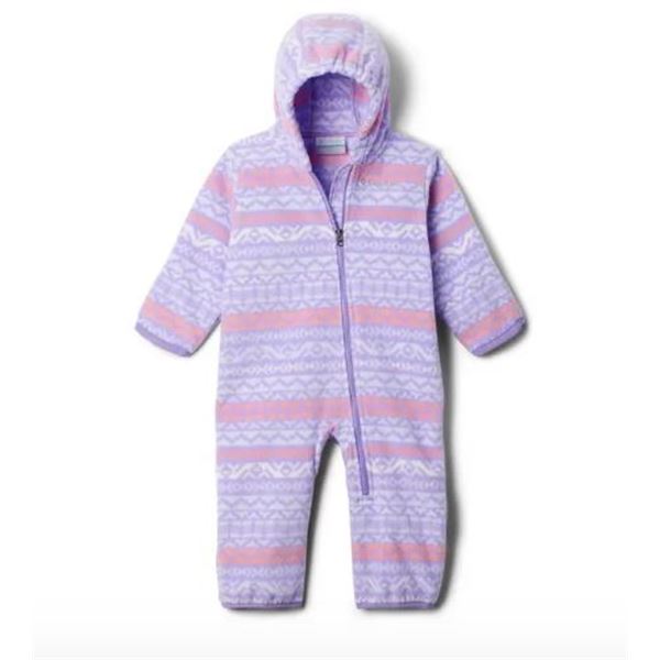 NEW COLUMBIA INFANT GIRL FULLBODY FLEECE PURPLE