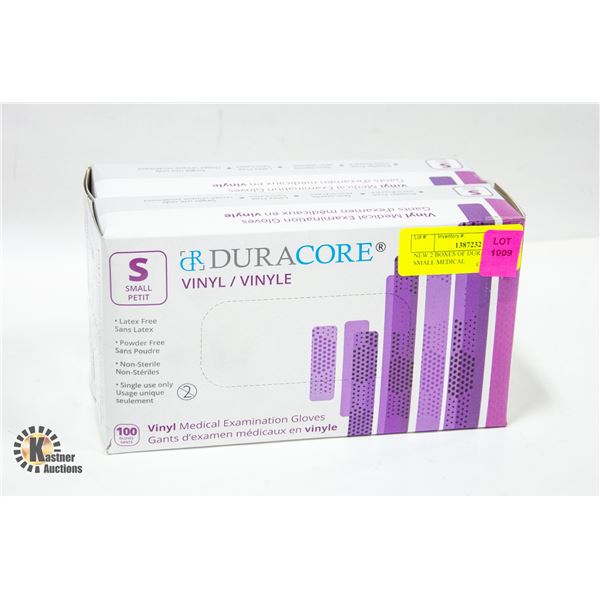 NEW 2 BOXES OF DURACORE VINYL SMALL MEDICAL
