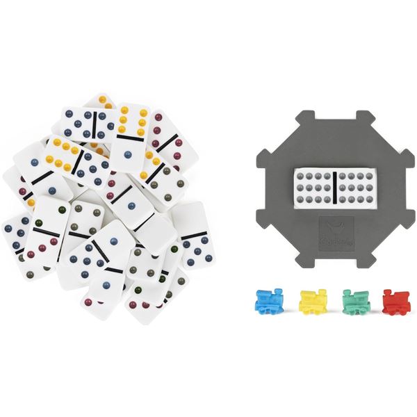 NEW REPACKED DOUBLE FIFTEEN DOMINOES BY CARDINAL