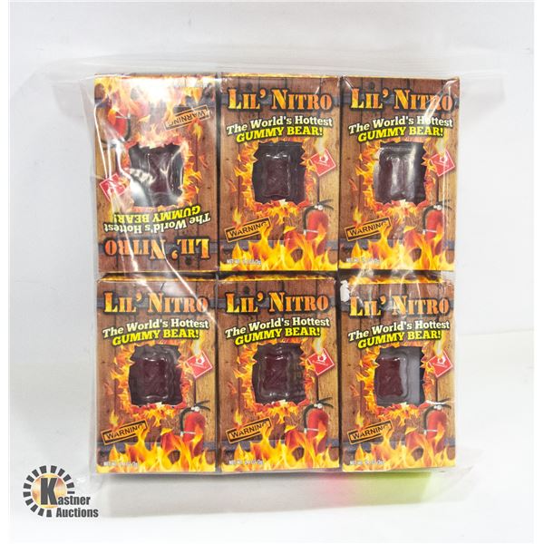 6 NEW LIL' NITRO: THE WORLDS HOTTEST GUMMY BEAR