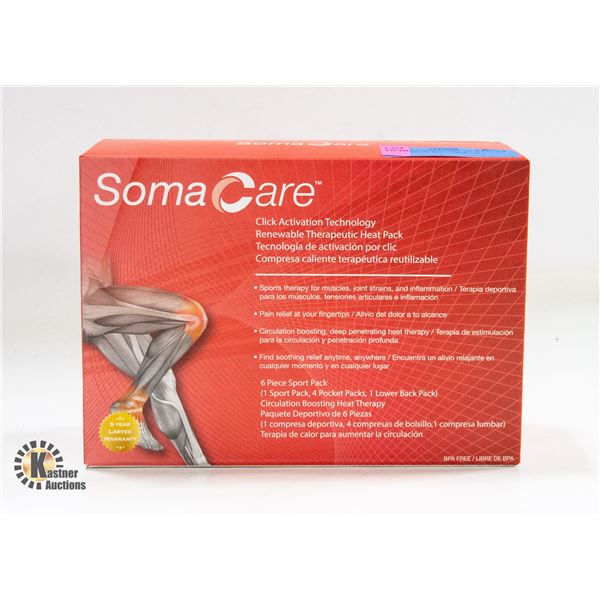 NEW 6PCS SOMA CARE SPORT CLICK ACTIVATION REUSABLE