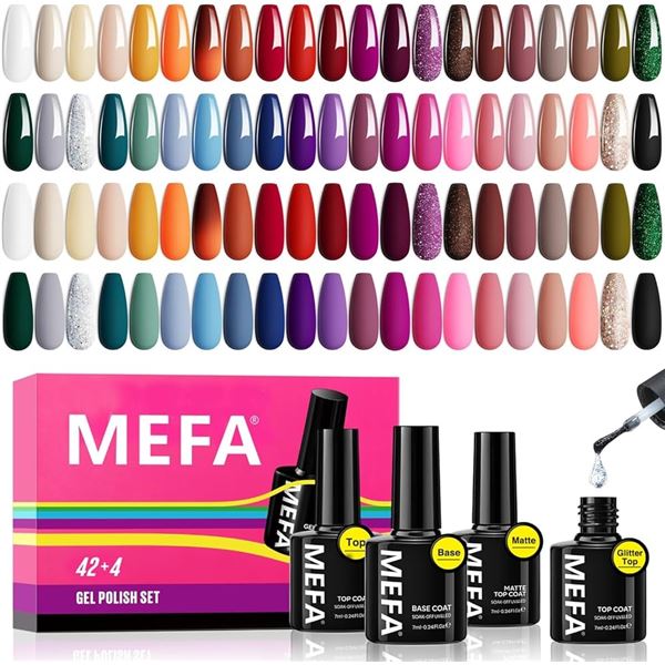 NEW 46 X 7ML MEFA GEL POLISH SET