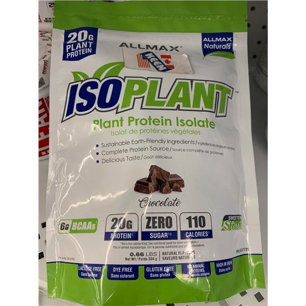 NEW 0.66LBS ALL MAX ISOPLANT PLANT PROTEIN VANILLA