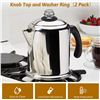 Image 1 : NEW 8 CUP FARBERWARE TEAKETTLES YOSEMITE PERCOLATO