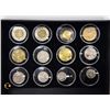 Image 1 : 12 COLOURED & NON COLOURED CANADIAN COINS