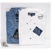 Image 1 : NEW MEN'S SHIRTS 1DENIM 1WHITE SIZE XL