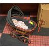 Image 1 : VINTAGE DOLL CARRAIGE WITH SMALL DOLL