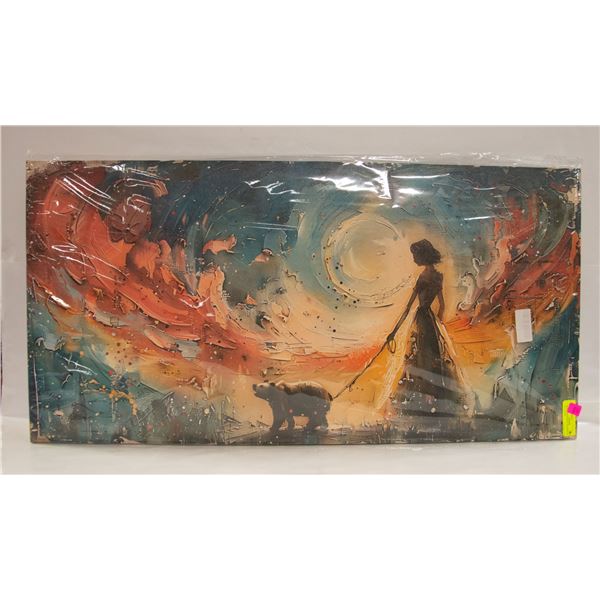 NEW CANVAS WALL HANGING 20 X 39.5 INCHES