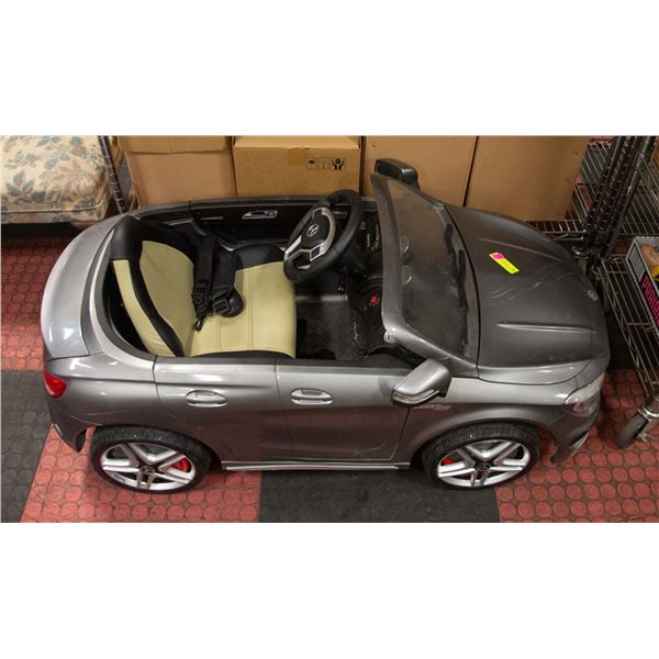 MERCEDES KIDS PLUG-IN RIDE-ON CAR